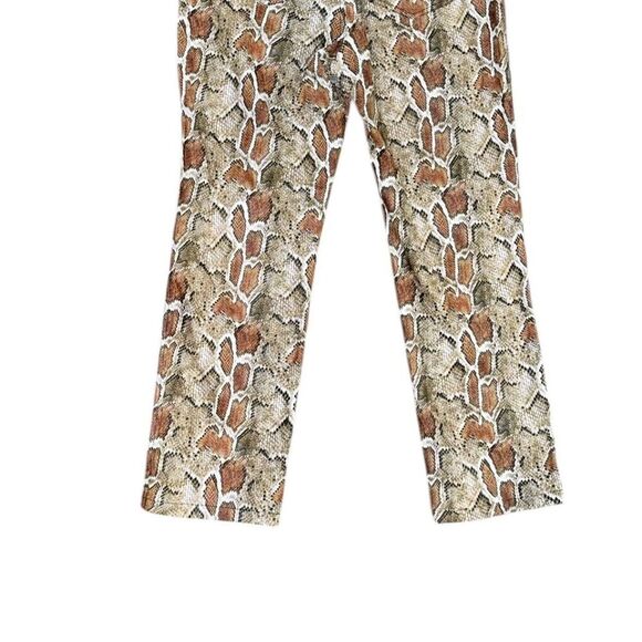 Proenza Schouler White Label Snake-Print Straight-Leg Trousers - Picture 8 of 8
